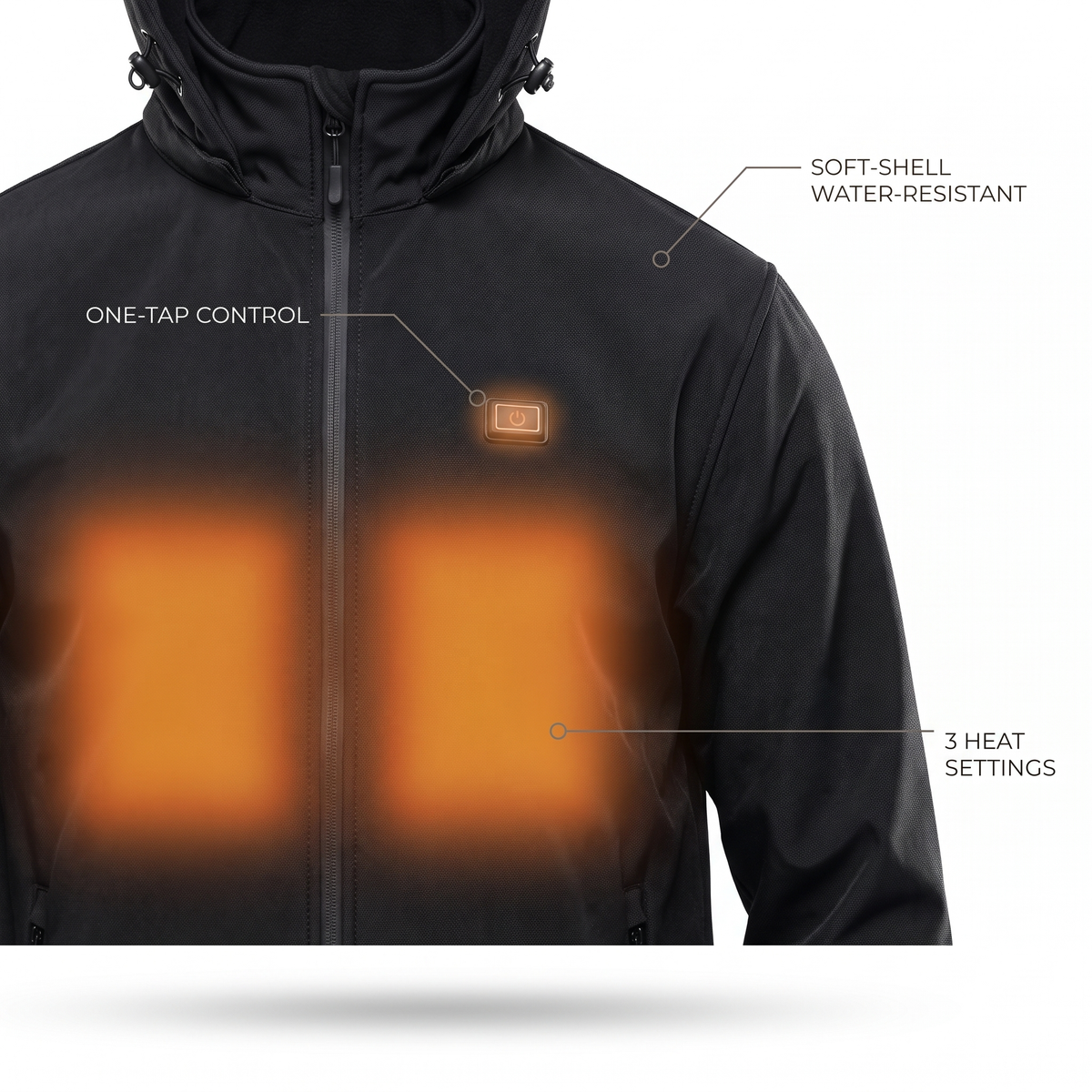 Carbon Fiber Heated Jacket