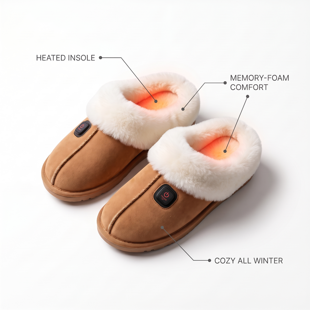 Heated Fur Shoes